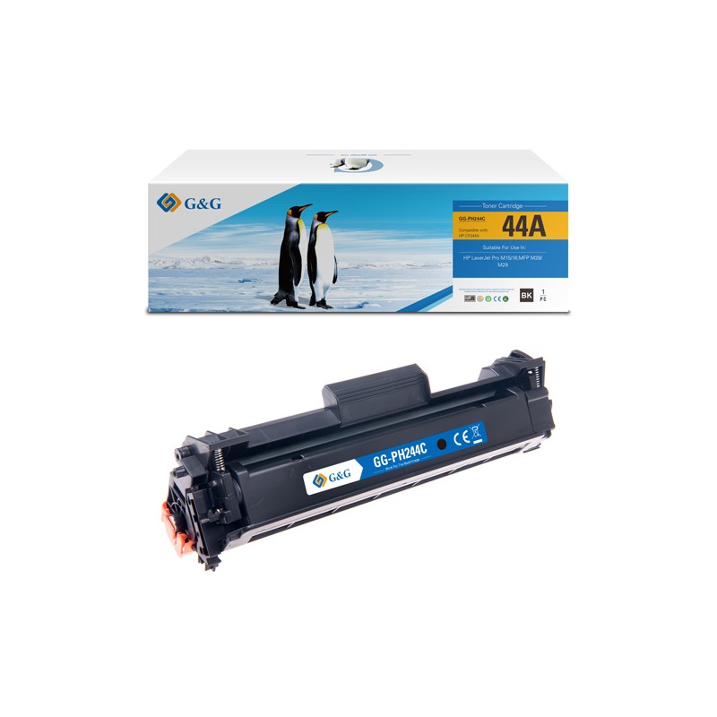 G&G kompatibilní toner s HP CF244A, NT-CH244C, HP 44A, black, 1000str.