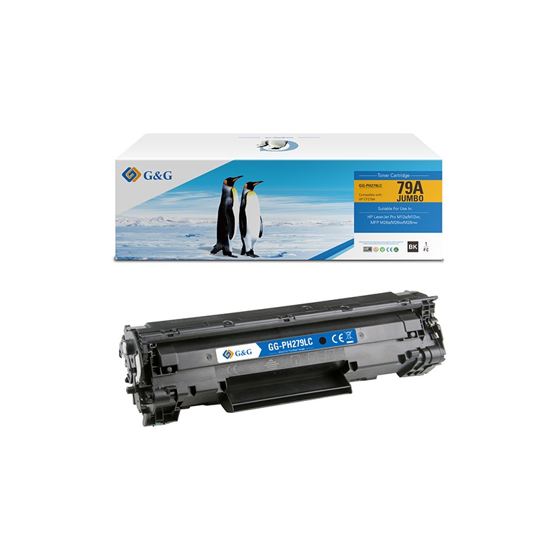 G&G kompatibilní toner s HP CF279A, NT-PH279LC, black, 1000str.