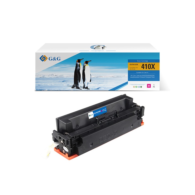 G&G kompatibilní toner s HP CF413X, NT-PH413XM, HP 410X, magenta, 5000str., high capacity