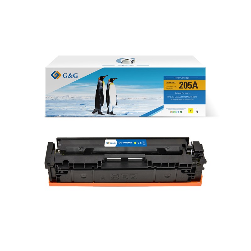 G&G kompatibilní toner s HP CF532A, NT-PH205Y, HP 205A, yellow, 900str.