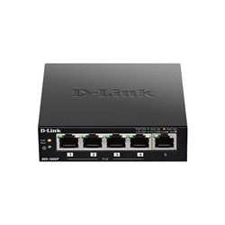 D-Link DES-1005P B1 5-Port 10/100 PoE Desktop Switch, 4x PoE+, 60W pro PoE