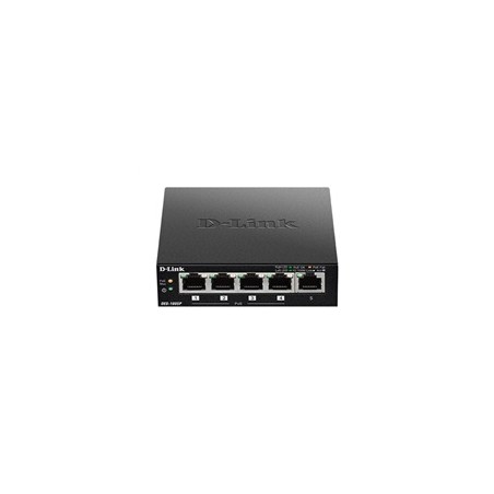 D-Link DES-1005P B1 5-Port 10/100 PoE Desktop Switch, 4x PoE+, 60W pro PoE