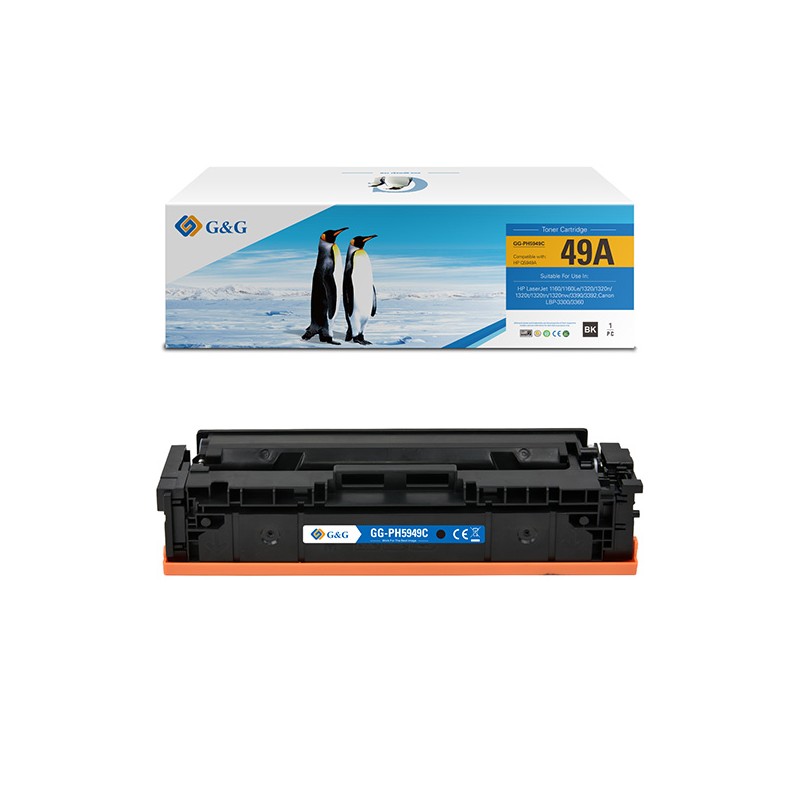 G&G kompatibilní toner s HP Q5949A, NT-PH5949C, HP 49A, black, 2500str.