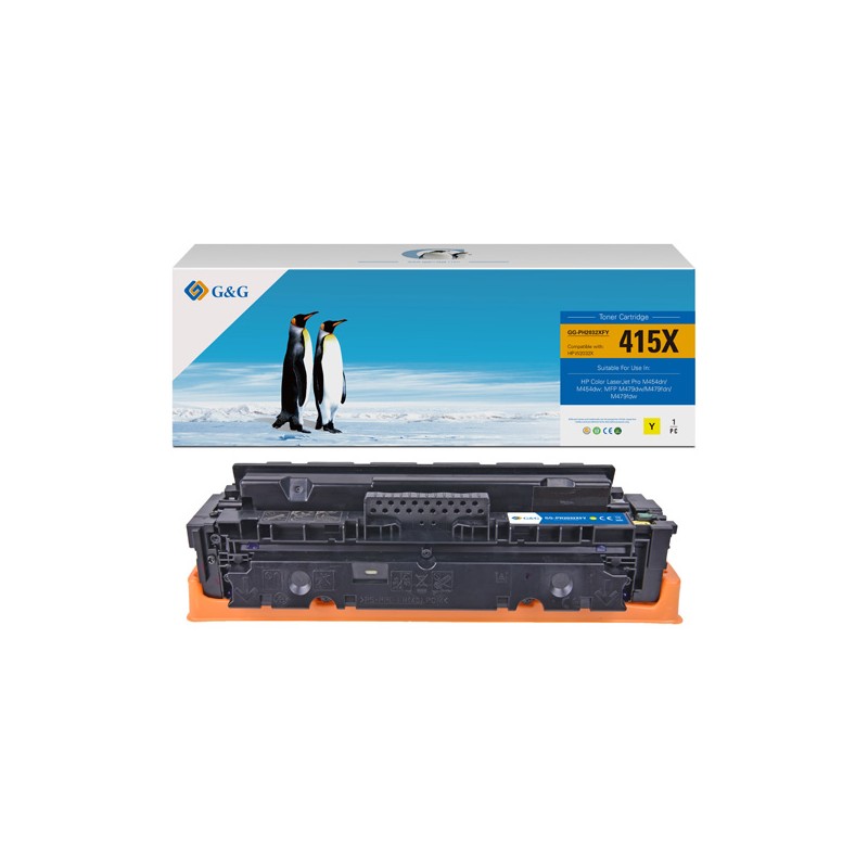 G&G kompatibilní toner s HP W2032X, NT-PH2032XFY, HP 415X, yellow, 6000str., high capacity