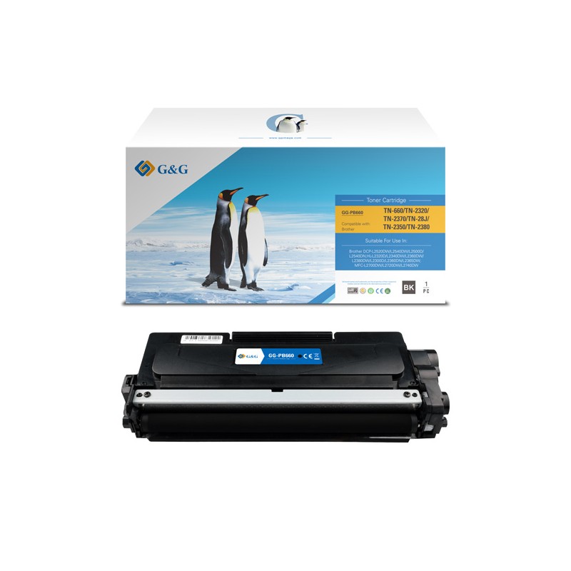 G&G kompatibilní toner s Brother TN2320, NT-PB660, black, 2600str.