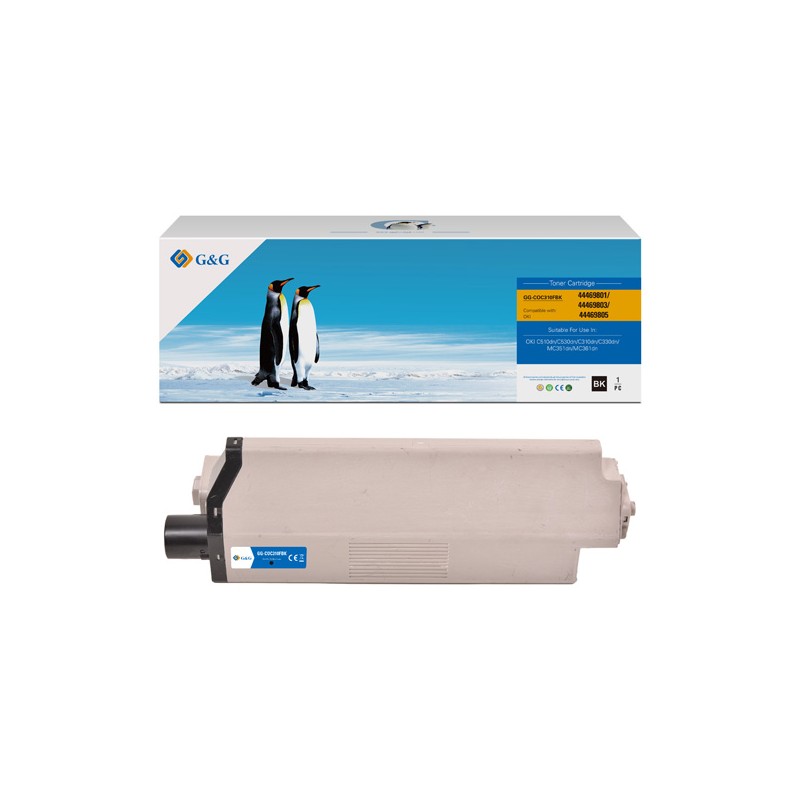 G&G kompatibilní toner s OKI 44469803, NT-COC310FBK, black, 3500str.