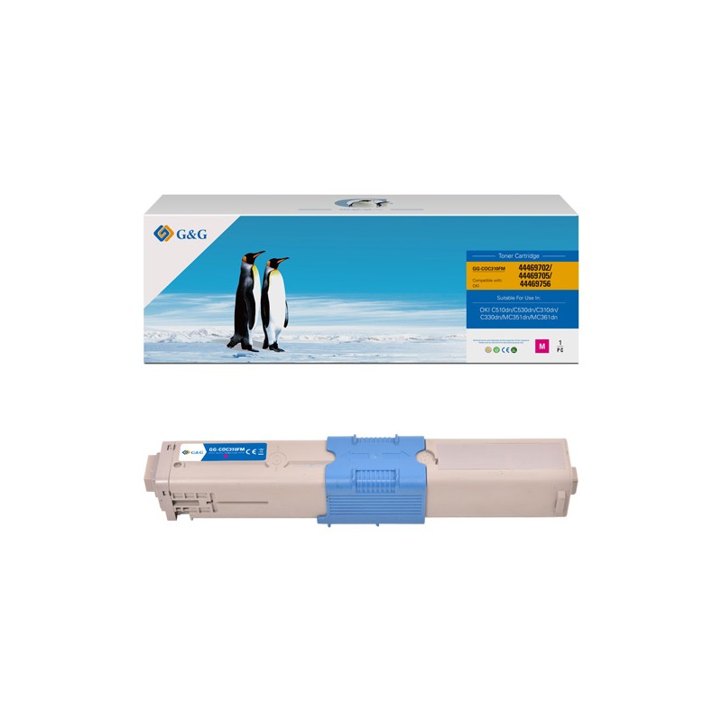 G&G kompatibilní toner s OKI 44469705, NT-CO310M, magenta, 2000str.
