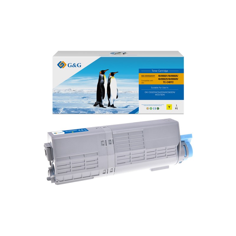 G&G kompatibilní toner s OKI 46490605, NT-COC532XXY, yellow, 6000str.