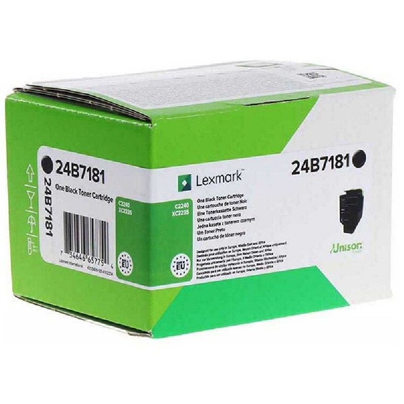 Lexmark originální toner 24B7181, black, 9000str.