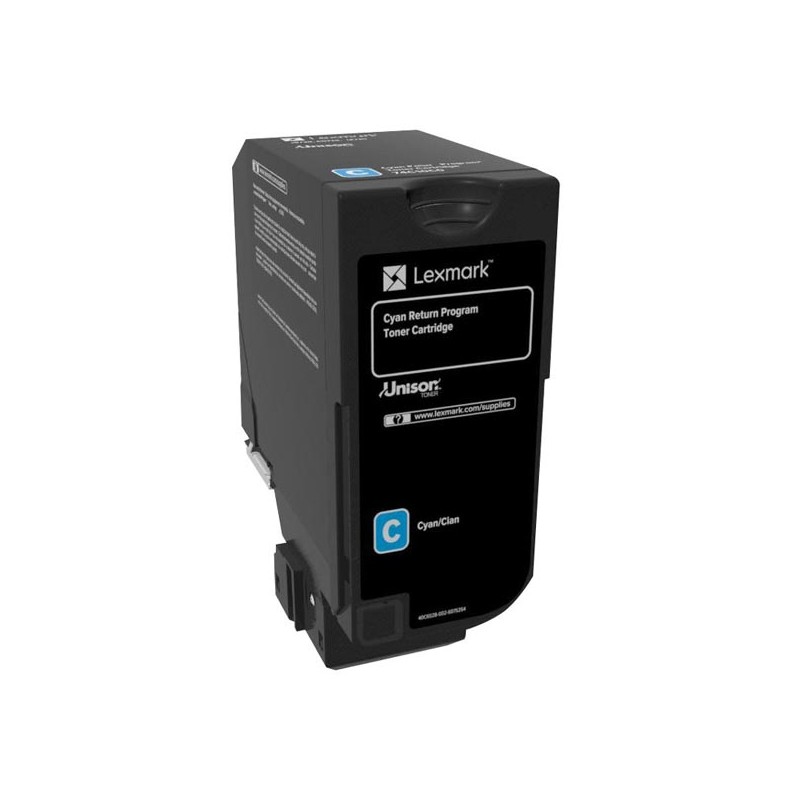 LEXMARK toner CS720, CS725, CX725 Cyan Return Programme Toner Cartridge