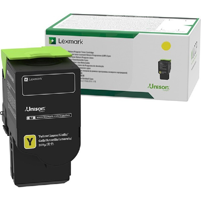 Lexmark 78C2XY0 Yellow High Yield Toner Cartridge (5k) Return program