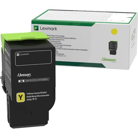 Lexmark 78C2XY0 Yellow High Yield Toner Cartridge (5k) Return program