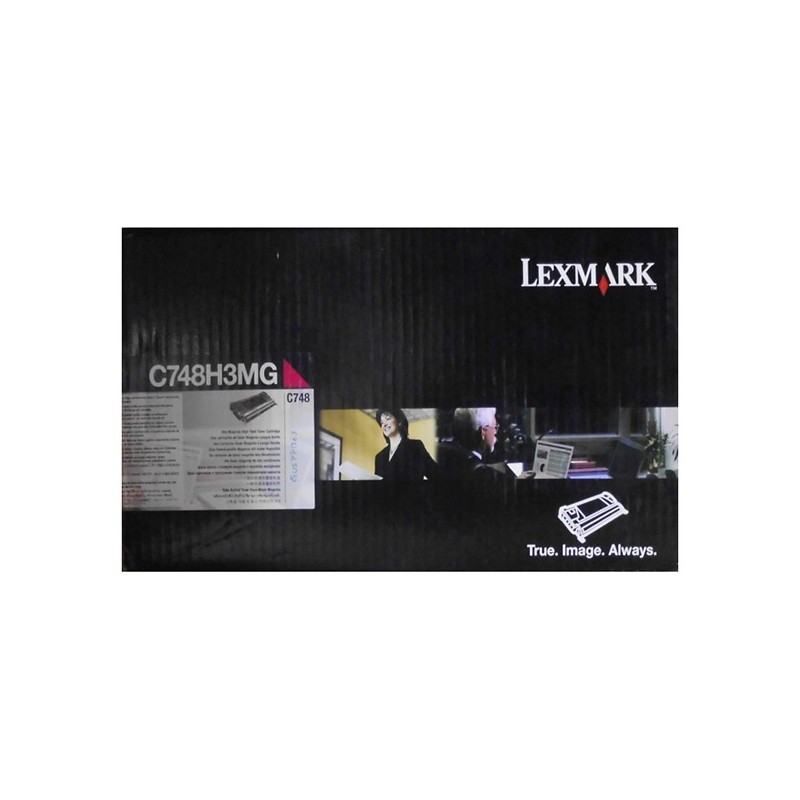 Lexmark originální toner C748H3MG, C748, magenta, 10000str.