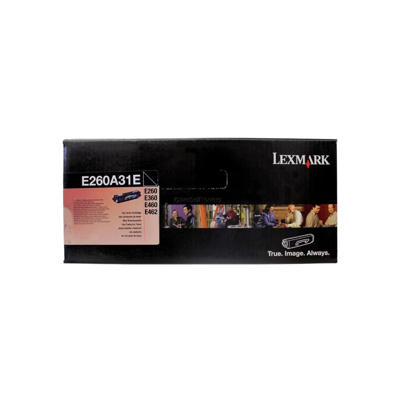 Lexmark originální toner E260A31E, black, 3500str.