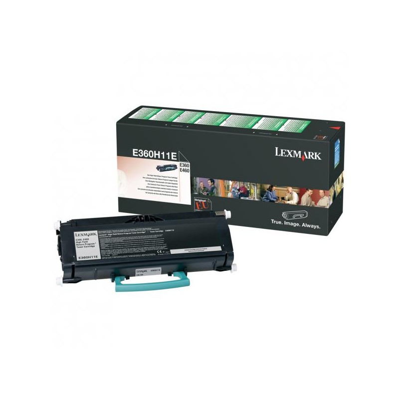 Lexmark originální toner E360H11E, E360H31, black, 9000str., high capacity, return