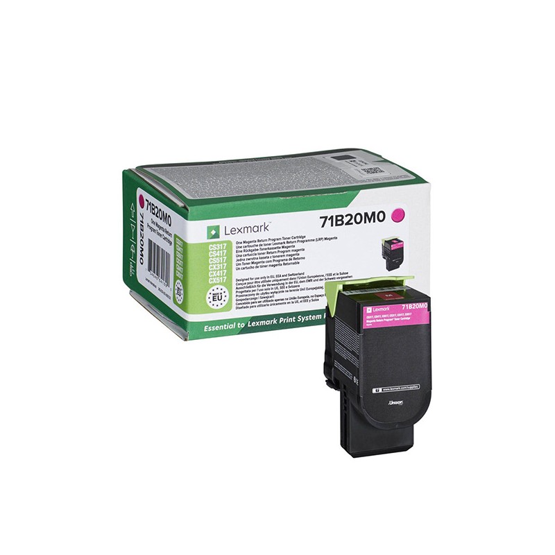 Lexmark toner pro CS/CX317, 417, 517 Magenta z programu Lexmark Return na 2 300 stran