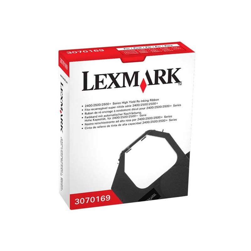 IBM originální páska do tiskárny, 3070169, černá, pro Lexmark