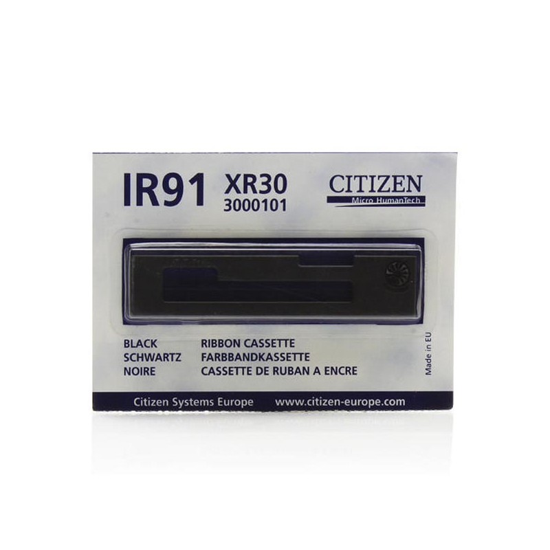 Citizen originální páska do pokladny, 3000101, IR 91, černá, Citizen IR91B, MD910, MD911, IDP3110, IDP3111, CBM900