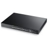 Zyxel GS1920-24HPv2 28-port Gigabit WebManaged PoE Switch, 24x gigabit RJ45, 4x gigabit RJ45/SFP, 802.3at, 375W pro PoE