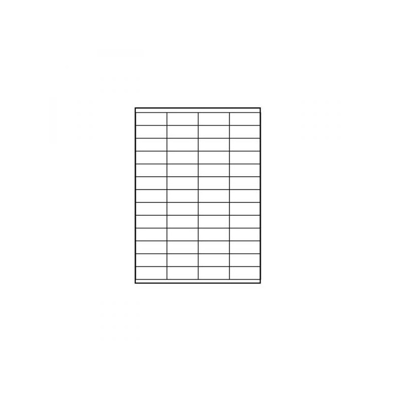 Logo etikety 52.5mm x 21.2mm, A4, matné, bílé, 56 etiket, 140g/m2, baleno po 10 ks, pro inkoustové a laserové tiskárny