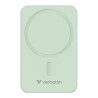 Verbatim power banka s bezdrátovým nabíjením 5V, nabíjení telefonu, 32224, 20000mAh, magnetické připevnění, Zelená