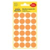 Avery Zweckform etikety 18mm, neon oranžová, 24 etiket, značkovací, baleno po 4 ks, 3173, pro ruční popis