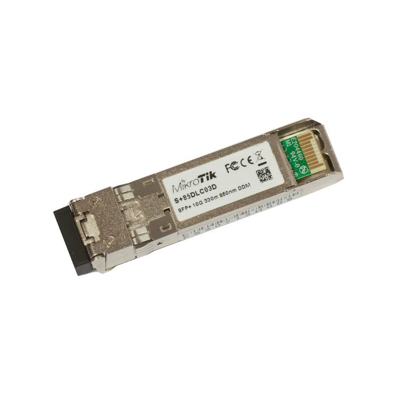 MikroTik SFP+ (miniGBIC) modul S+85DLC03D, MM, 300m, 10G
