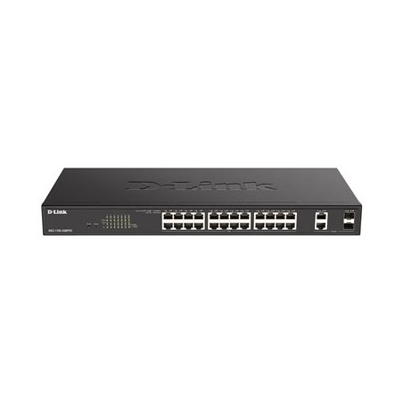 D-Link DGS-1100-26MPV2/E26-Port PoE+ Gigabit Smart Man. Switch, 370W