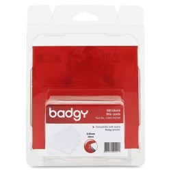 Badgy karty pro potisk, bílé, 0.50mm, baleno po 100 ks pro tiskárnu karet Badgy