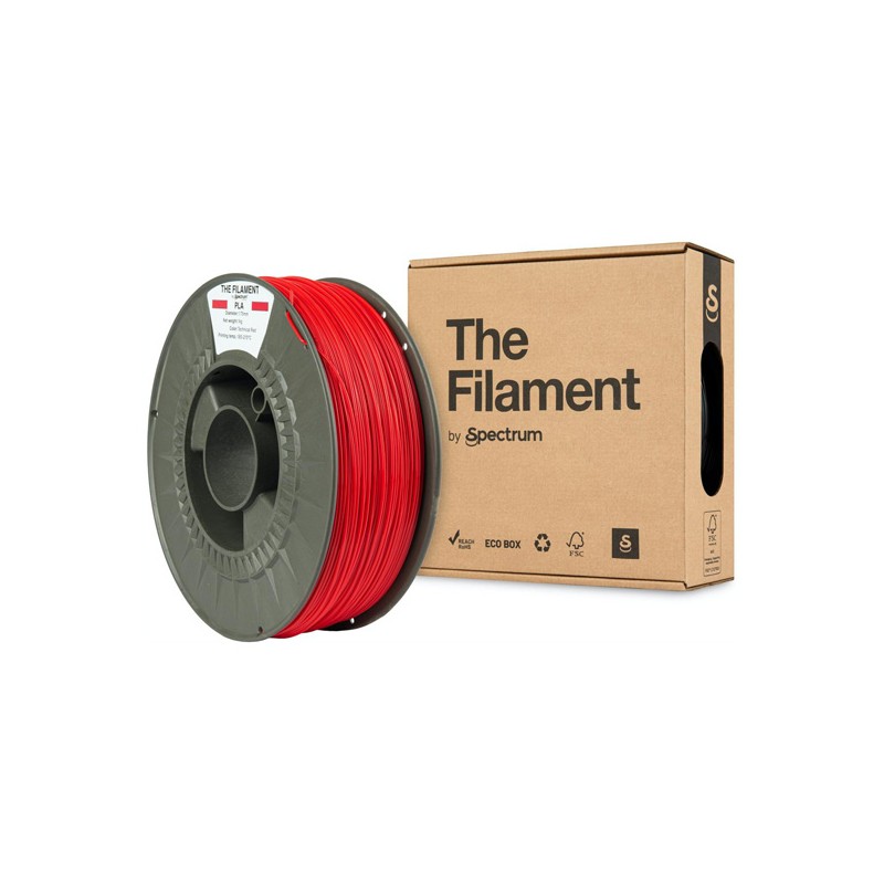 Spectrum The Filament Filament PLA 1000g, technical red