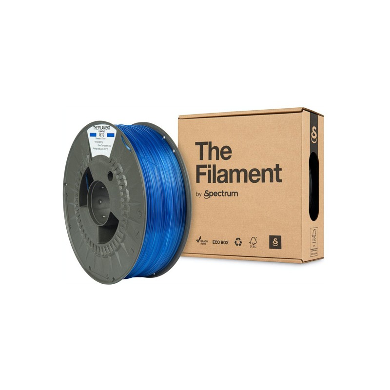 Spectrum The Filament Filament PETG 1000g, transparent blue