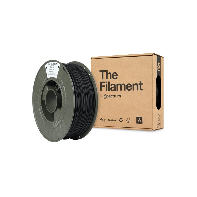 Spectrum The Filament Filament PLA CF 1000g, black, DOPRODEJ