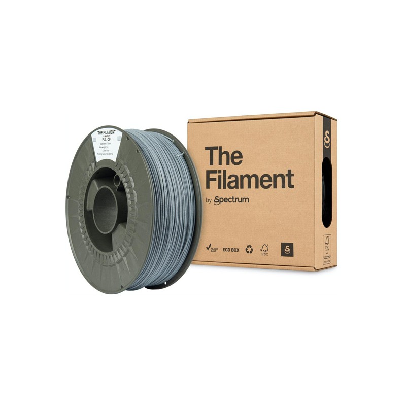 Spectrum The Filament Filament PLA CF 1000g, grey, DOPRODEJ