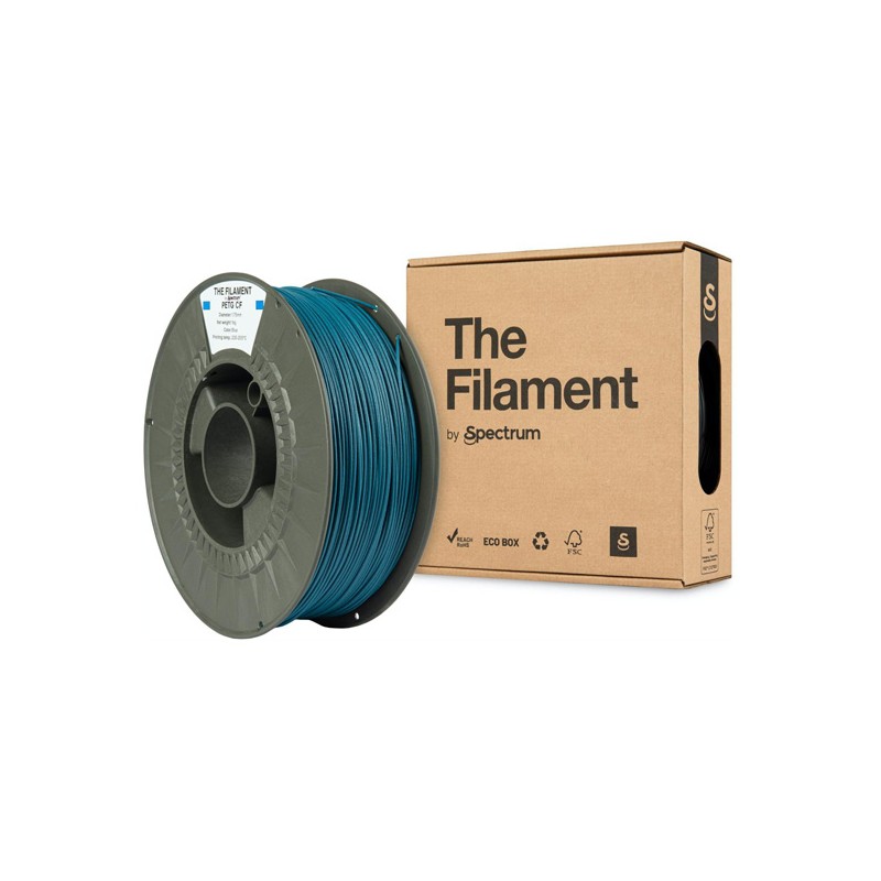 Spectrum The Filament Filament PETG CF 1000g, blue, DOPRODEJ