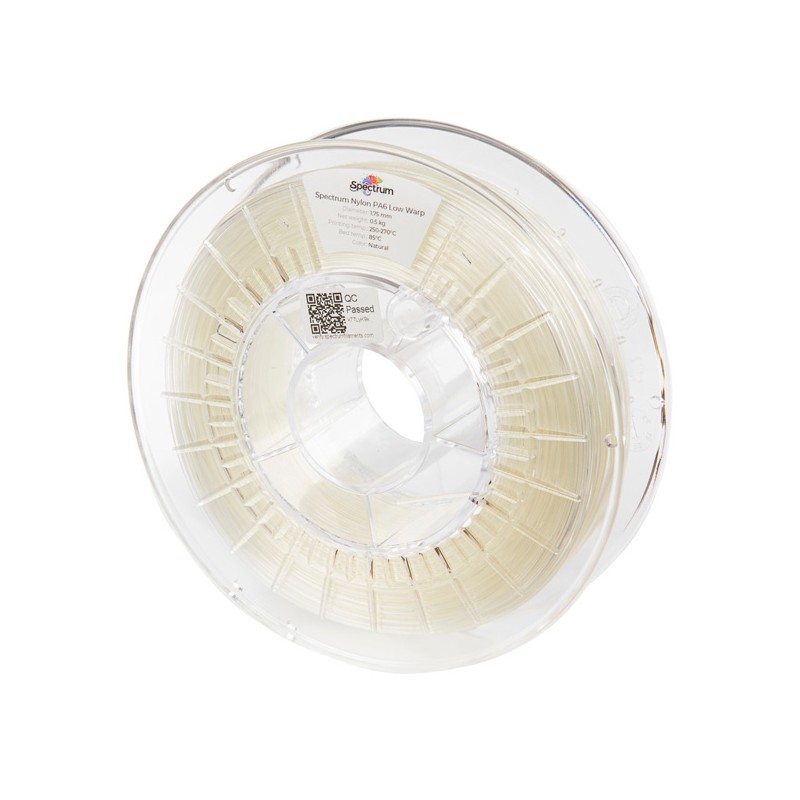 Spectrum Filament PA6 Low Warp 500g, clear