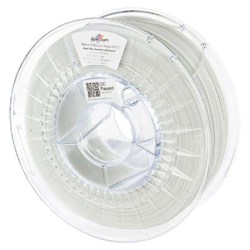 Spectrum Filament PA6 Low Warp GF30 1000g, natural, DOPRODEJ