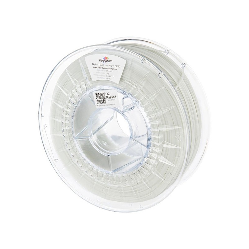 Spectrum Filament PA6 Low Warp GF30 1000g, natural