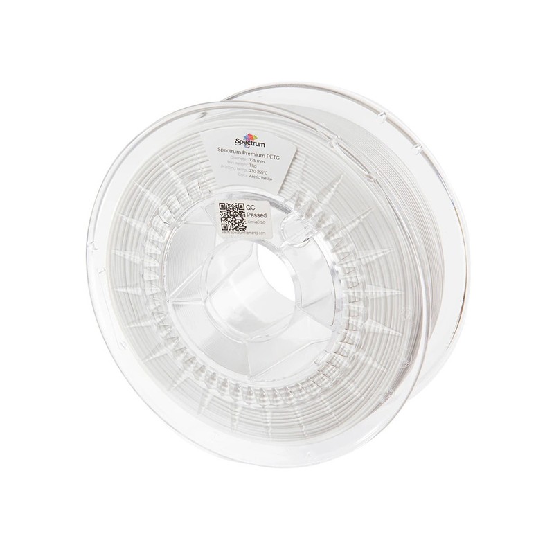 Spectrum Filament Premium PET-G 2000g, arctic white, DOPRODEJ