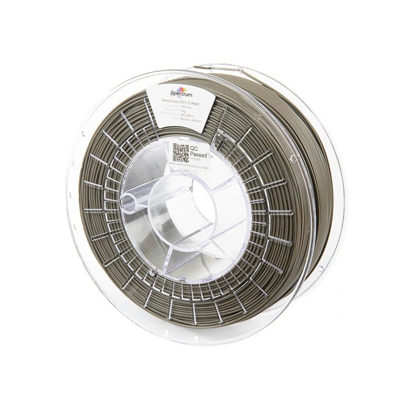 Spectrum Filament PET-G Matt 1000g, brown uniform, DOPRODEJ
