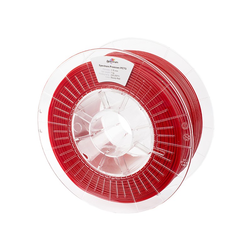 Spectrum Filament Premium PET-G 1000g, bloody red, DOPRODEJ