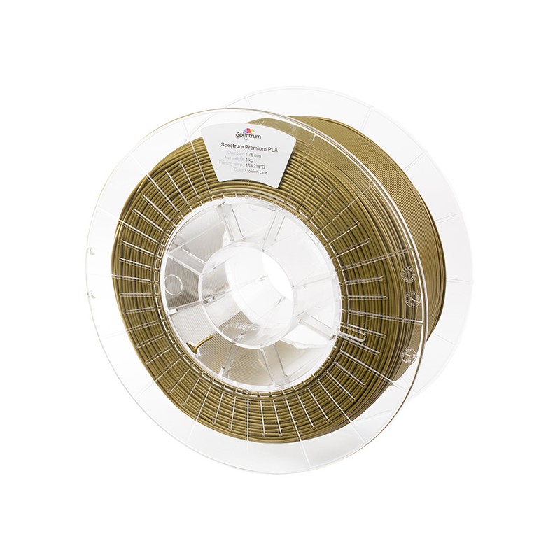Spectrum Filament Premium PLA 1000g, golden line, DOPRODEJ