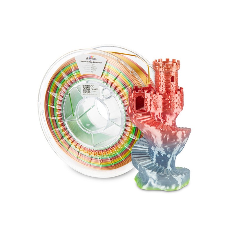 Spectrum Filament PLA Silk Rainbow 1000g,