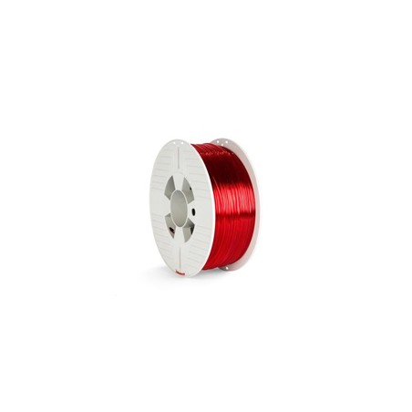 VERBATIM 3D Printer Filament PET-G 1.75mm, 327m, 1kg red transparent