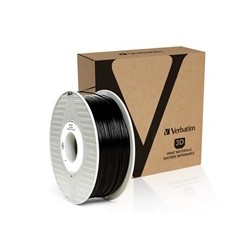 VERBATIM 3D Printer Filament PLA 1.75mm, 335m, 1kg black