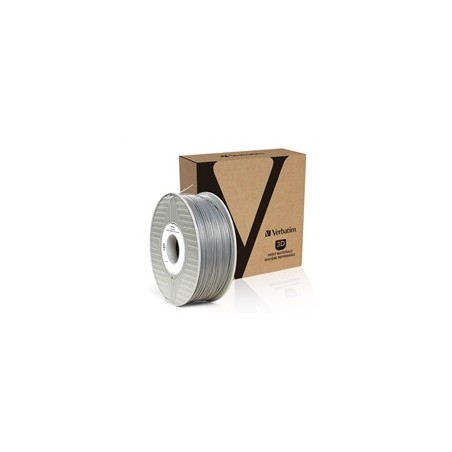 VERBATIM 3D Printer Filament PLA 1.75mm, 335m, 1kg silver/metal grey (55275)