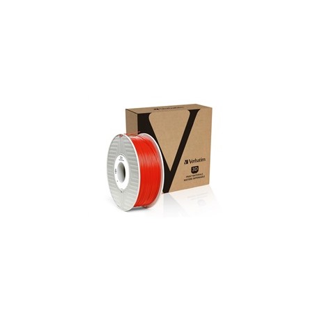 VERBATIM 3D Printer Filament PLA 1.75mm, 335m, 1kg red (OLD PN 55270)