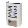 Lapač hmyzu a komárů 230 V, až 50 m2, 20W, stříbrný, Format1, IGLUCN, IP20, s lepící plochou