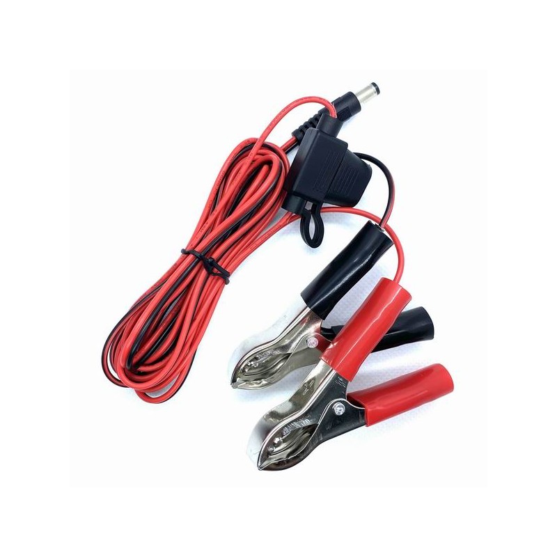 Kabel pro připojení k 12V akumulátoru-krokosvorka