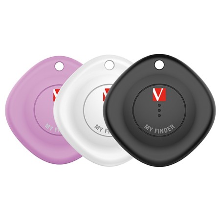 Lokátor Bluetooth My Finder MYF-03 černý, bílý a růžový, 32132, Verbatim