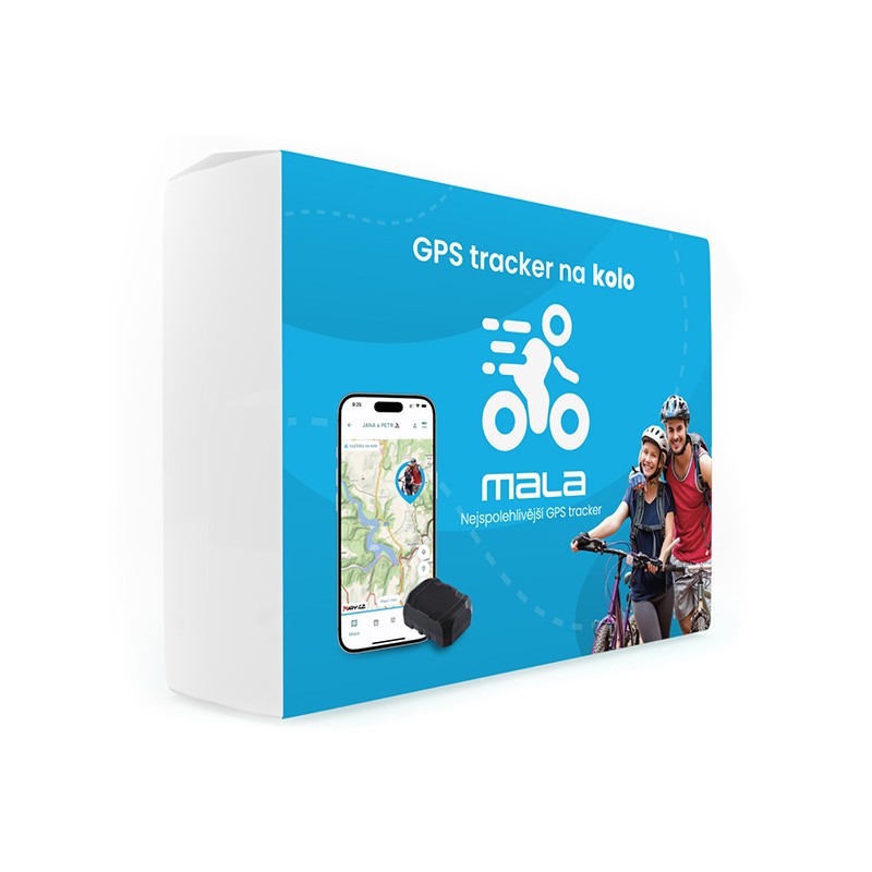 GPS tracker na kolo černý, ONI 67379, Mala